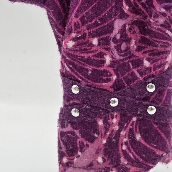 Liv Doll Dress Shirt Top By Spin Master Purple Pattern & Studs - Picture 2 of 5